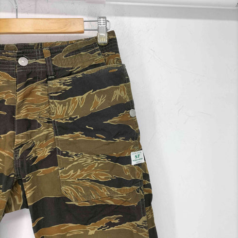 ササフラス SASSAFRAS タイガーカモ フォールリーフ プレイヤーパンツ メンズ JPN:XS